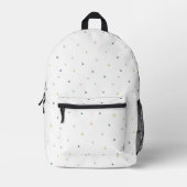 Sac À Dos Imprimé Motif Pastel Triangle (Recto)
