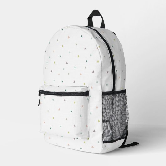 Sac À Dos Imprimé Motif Pastel Triangle (Coin arrière droit)