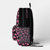 Sac À Dos Imprimé Motif Pastèque Tropical Rose (Droite)