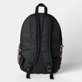 Sac À Dos Imprimé Motif Pastèque Tropical Rose (Verso)