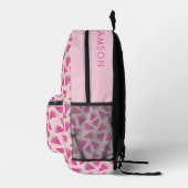 Sac À Dos Imprimé Motif Pastèque Tropical Rose (Droite)