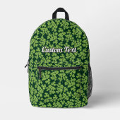 Sac À Dos Imprimé Motif Persil (Recto)