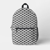 Sac À Dos Imprimé Motif Plaid trié (Recto)