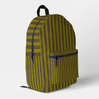 Motif rayé en chocolat brun et vert olive