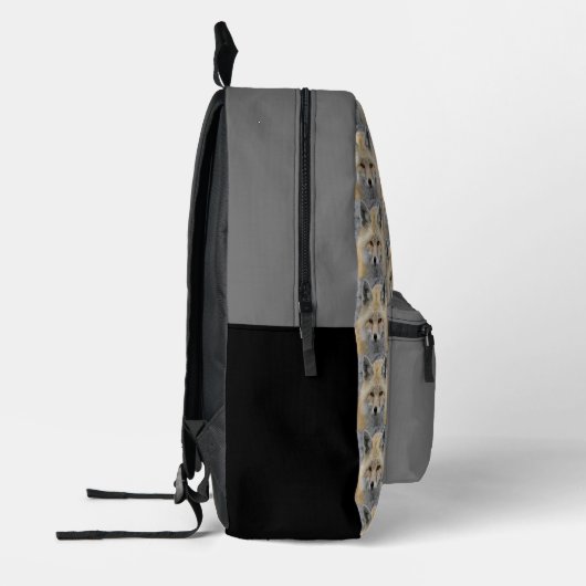 Sac À Dos Imprimé Motif Red Fox mou (Gauche)