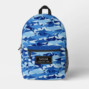 Sac À Dos Imprimé Motif Requins Marin