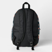 Sac À Dos Imprimé Motif robotique rétro (Verso)