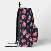 Sac À Dos Imprimé motif rose et bleu Abstrait (Gauche)