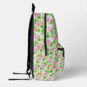 Sac À Dos Imprimé Motif Roses Roses Fleurs (Gauche)