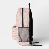 Sac À Dos Imprimé Motif Ruban Rose Hedwig (Droite)
