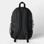 Sac À Dos Imprimé Motif sans couture de donuts (Verso)