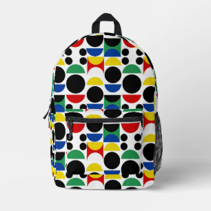Sac À Dos Imprimé Motif scandinave du Bauhaus du milieu du siècle