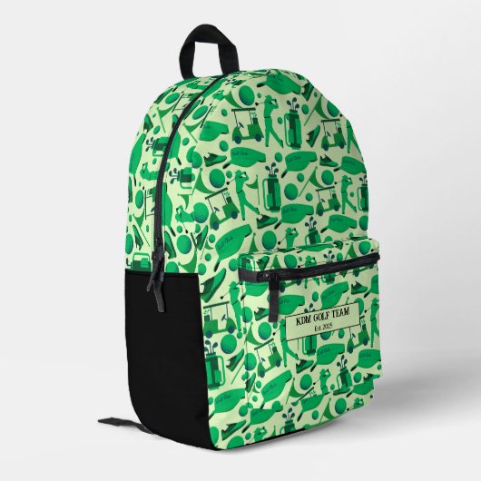 Sac À Dos Imprimé Motif silhouette de golf Classique de marque entre (Coin arrière gauche)