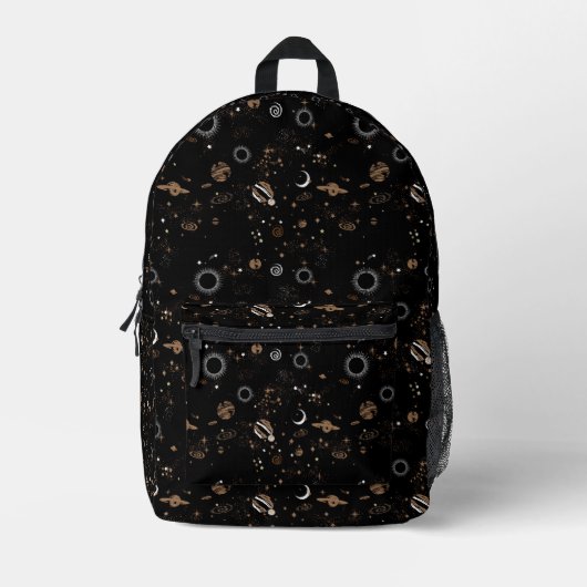 Sac À Dos Imprimé Motif Space (Recto)
