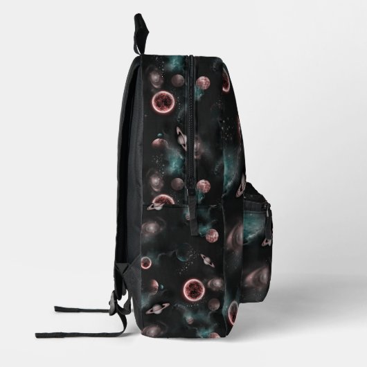 Sac À Dos Imprimé Motif Spatial (Gauche)
