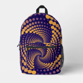 Sac À Dos Imprimé Motif spiral Vortex (Recto)