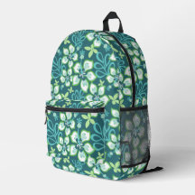 Motif SURF JUNGLE EN TURQUOISE