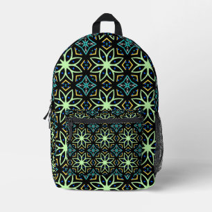 Sac À Dos Imprimé Motif symétrique floral sans joint
