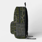 Sac À Dos Imprimé Motif texturé crocodile premium (Droite)
