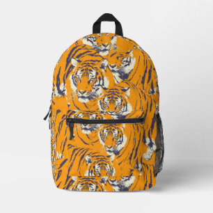 Sac À Dos Imprimé Motif Tigre Carrelé
