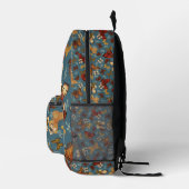 Sac À Dos Imprimé motif transparent bleu papillon (Droite)