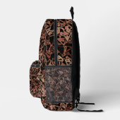 Sac À Dos Imprimé Motif Triangle Noir Marron (Droite)
