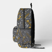 Sac À Dos Imprimé Motif Trombone Music Notes (Droite)