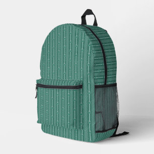Sac À Dos Imprimé Motif Turquoise ornemental