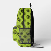 Sac À Dos Imprimé Motif vert d'Oscar le Groucho (Droite)