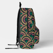 Sac À Dos Imprimé motif vert en forme de coquille (Gauche)