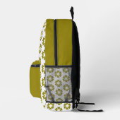 Sac À Dos Imprimé Motif Vert Olive (Droite)