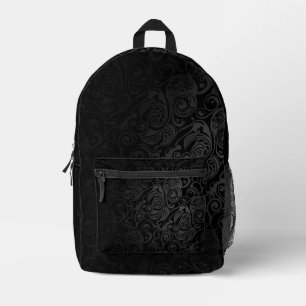Sac À Dos Imprimé Motif Vintage gothique noir et gris