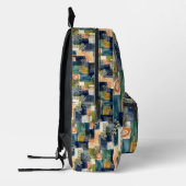 Sac À Dos Imprimé motifs carrés Abstraits (Gauche)