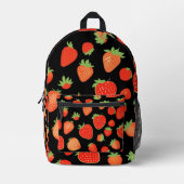 Sac À Dos Imprimé Motifs de fraises (Recto)