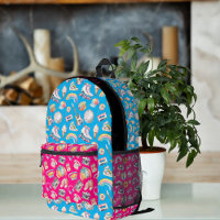 Motifs Rétro Cool 80s 90s | Monogramme Coloré