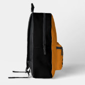 Sac À Dos Imprimé Mountain Graphic Hiking black yellow Backpack (Gauche)