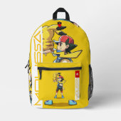 Sac À Dos Imprimé MOUSSA Print Cut Sew Bag (Recto)