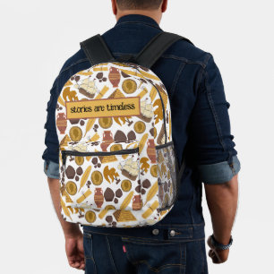Sac À Dos Imprimé moyen siècle moderne rétro Vintage histoire médiév