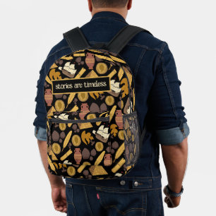 Sac À Dos Imprimé moyen siècle moderne rétro Vintage histoire médiév