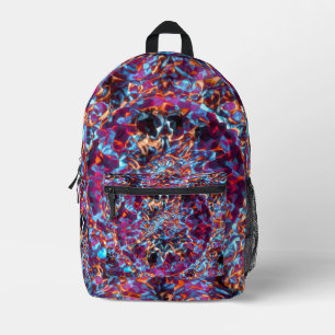 Sac À Dos Imprimé Multicolore dynamique Abstrait texturé