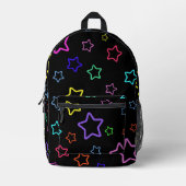 Sac À Dos Imprimé Multicolored Starry Night (Recto)