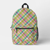 Sac À Dos Imprimé Multicolores pastel doux (Recto)