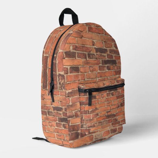 Sac À Dos Imprimé Mur de Briques (Coin arrière gauche)