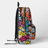 Sac À Dos Imprimé Mur de graffiti urbain (Gauche)