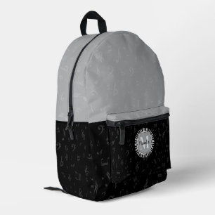 Sac À Dos Imprimé Musique Monogramme contemporaine subtile