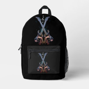 Sac À Dos Imprimé Musique rock vintage