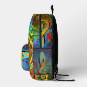 Sac À Dos Imprimé My Favori Song : Music Notes Design Style Backpac (Droite)