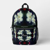 Sac À Dos Imprimé Nature Inspirante Paix Et Beauté (Recto)