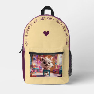 Sac À Dos Imprimé N'ayez pas peur...