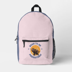 Sac À Dos Imprimé Né pour être préhistorique Mammoth laine Baby